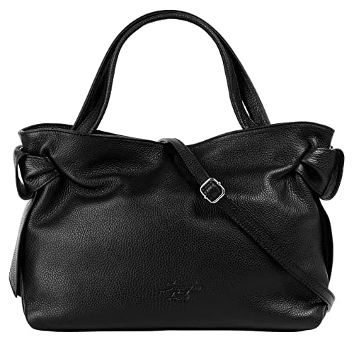 Samantha Look Handtasche Echt Leder schwarz Damen - 021331 von Samantha Look