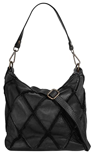 Samantha Look Handtasche Echt Leder schwarz Damen - 021673 von Samantha Look