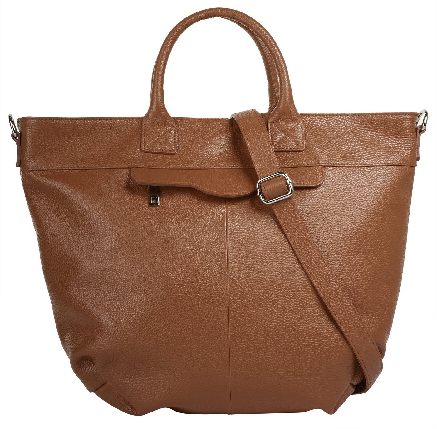 Samantha Look Henkeltasche, echt Leder, Made in Italy von Samantha Look