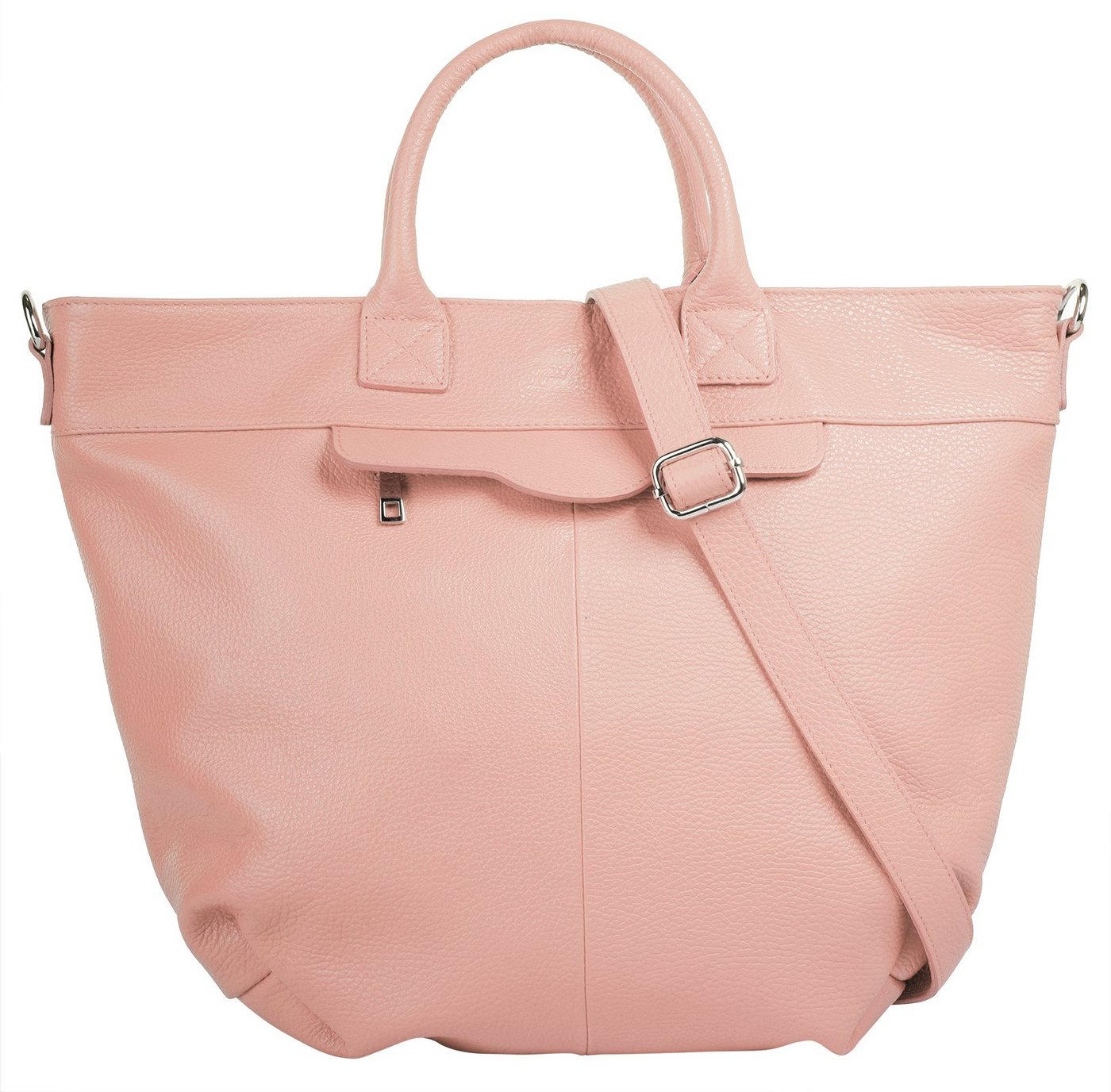 Samantha Look Henkeltasche, echt Leder, Made in Italy von Samantha Look