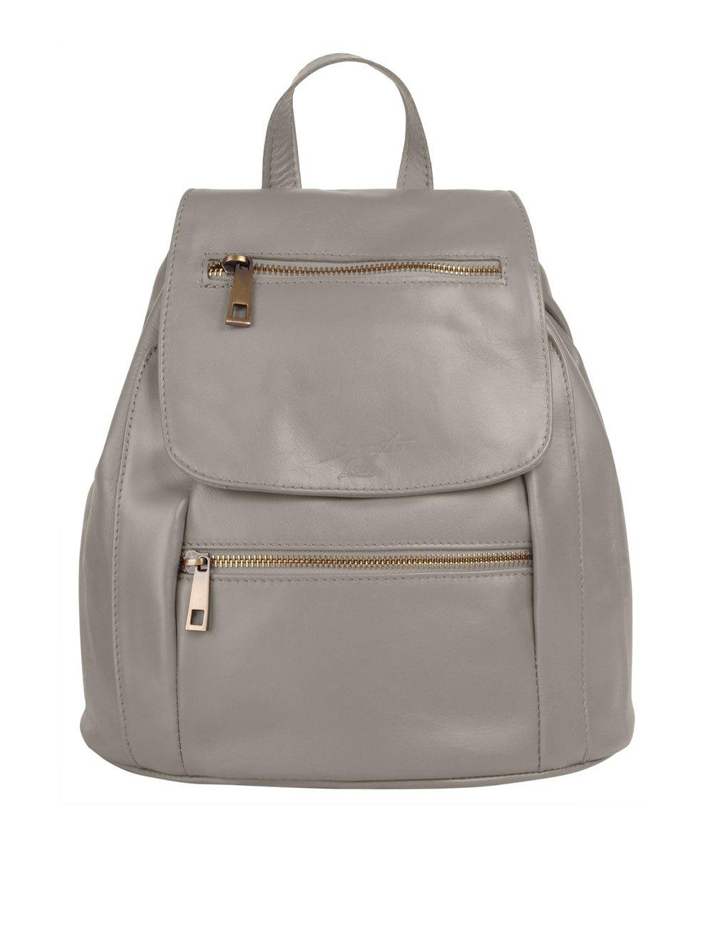 Samantha Look Rucksack City Damen Leder, grau von Samantha Look