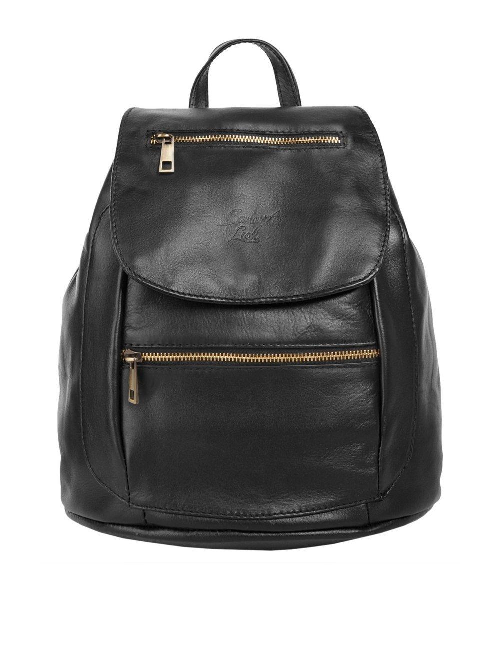 Samantha Look Rucksack City Damen Leder, schwarz von Samantha Look