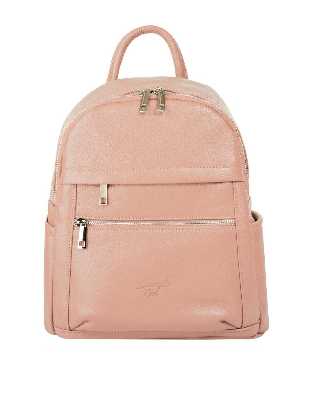 Samantha Look Rucksack Damen Leder, rosa von Samantha Look