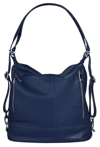 Samantha Look Rucksack Echt Leder Damen | Made in Italy, 2-in-1-Design Backpack und Handtasche in einem | 022165 Samantha Look Rucksack Echt Leder Damen | Made in Italy, 2-in-1-Design Backpack und Handtasche in einem | 022165 von Samantha Look