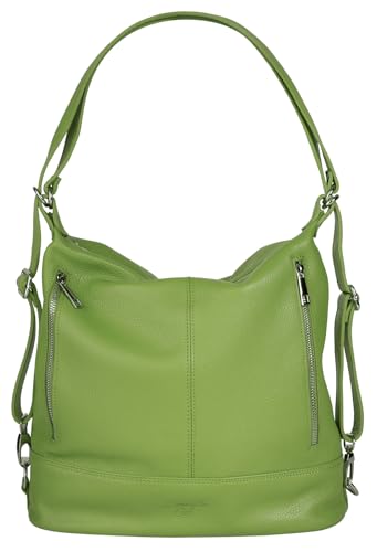 Samantha Look Rucksack Echt Leder Damen | Made in Italy, 2-in-1-Design Backpack und Handtasche in einem | 022165 Samantha Look Rucksack Echt Leder Damen | Made in Italy, 2-in-1-Design Backpack und Handtasche in einem | 022165 von Samantha Look