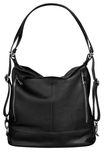 Samantha Look Rucksack Echt Leder Damen | Made in Italy, 2-in-1-Design Backpack und Handtasche in einem | 022165 Samantha Look Rucksack Echt Leder Damen | Made in Italy, 2-in-1-Design Backpack und Handtasche in einem | 022165 von Samantha Look