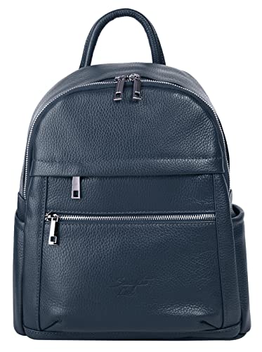 Samantha Look Rucksack Echt Leder Damen | Made in Italy, City Backpack aus Leder | 021678 von Samantha Look