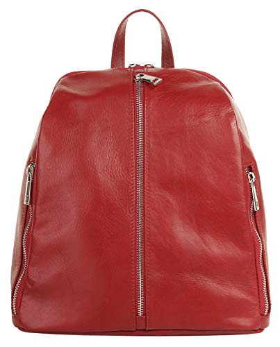 Samantha Look Rucksack Echt Leder Damen | Made in Italy, Moderner City-Rucksack, Optimale Aufteilung, Viel Platz | 020901 von Samantha Look
