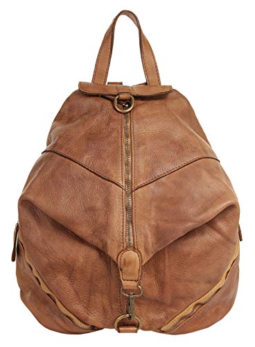 Samantha Look Rucksack Echt Leder cognac Damen - 020015 von Samantha Look