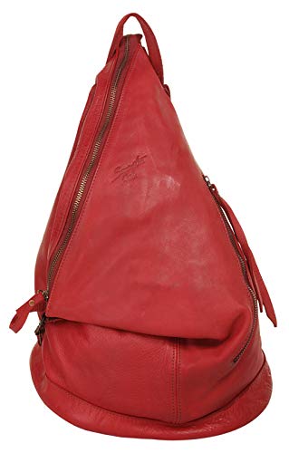 Samantha Look Rucksack Echt Leder rot Damen - 020959 von Samantha Look