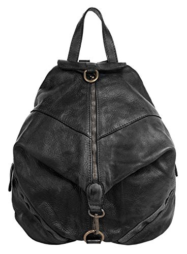 Samantha Look Rucksack Echt Leder schwarz Damen - 020015 von Samantha Look