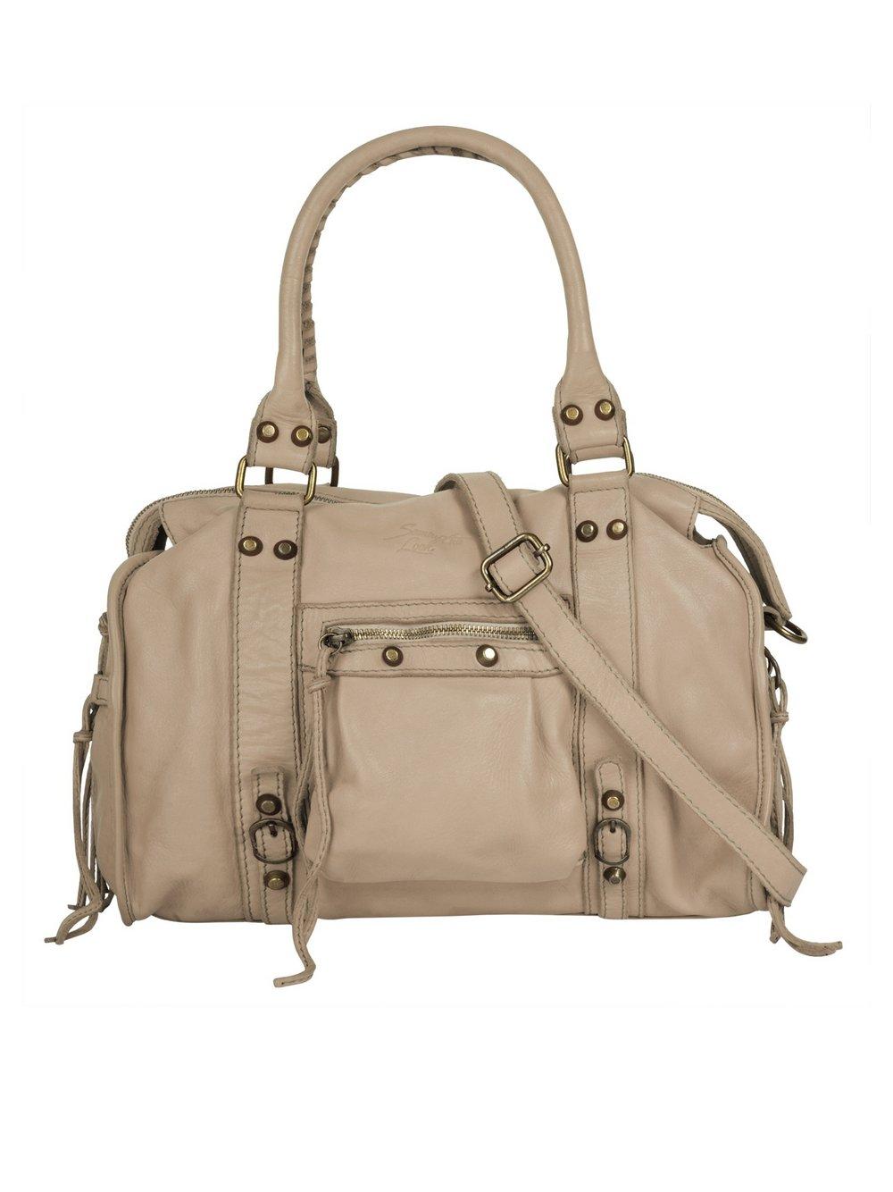 Samantha Look Shopper Damen Leder, beige von Samantha Look