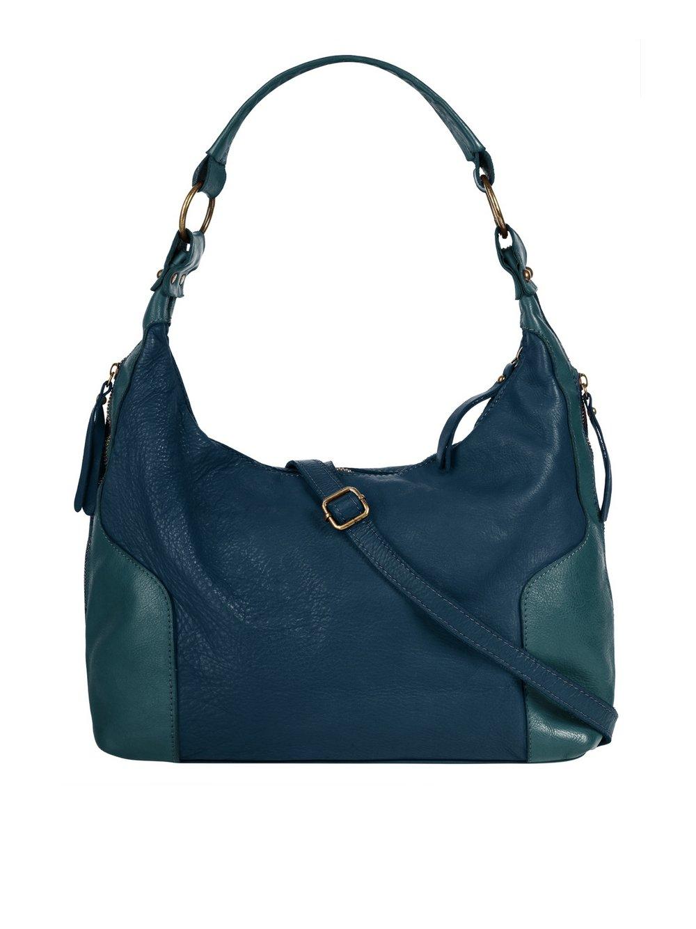 Samantha Look Shopper Damen Leder, blau von Samantha Look