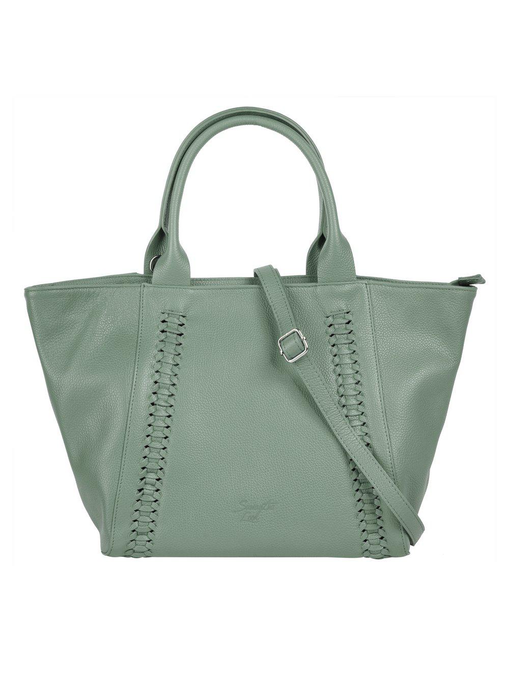 Samantha Look Shopper Damen Leder, grün von Samantha Look