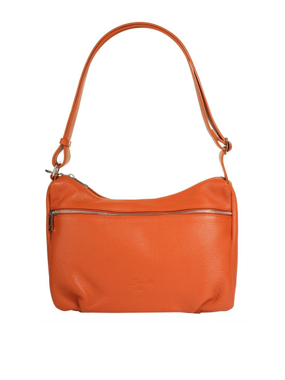 Samantha Look Shopper Damen Leder, orange von Samantha Look