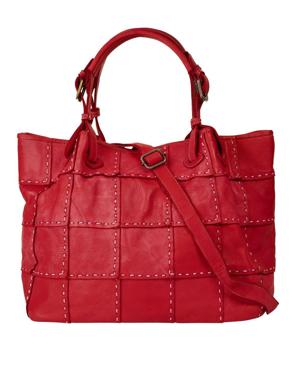 Samantha Look Shopper Damen Leder, rot von Samantha Look