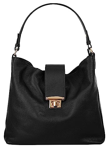 Samantha Look Shopper Echt Leder Damen | Made in Italy | elegante Handtasche | vielseitige Business Bag | 020396 von Samantha Look