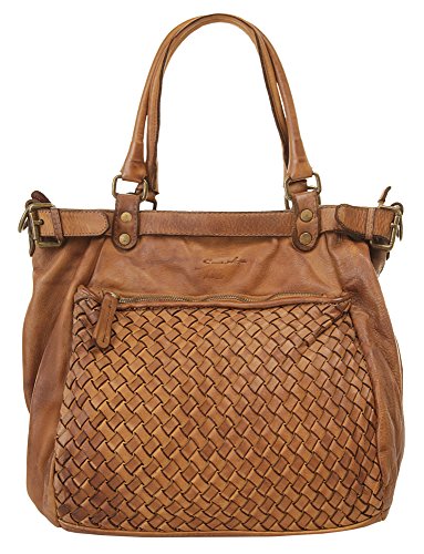 Samantha Look Shopper Echt Leder cognac Damen - 019538 von Samantha Look