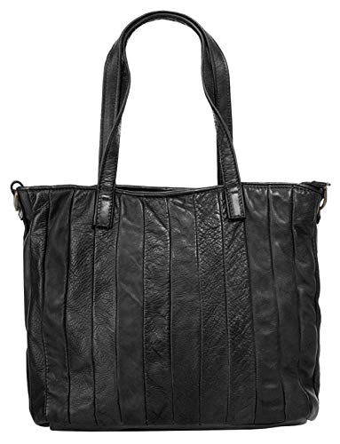 Samantha Look Shopper Echt Leder schwarz Damen - 020232 von Samantha Look