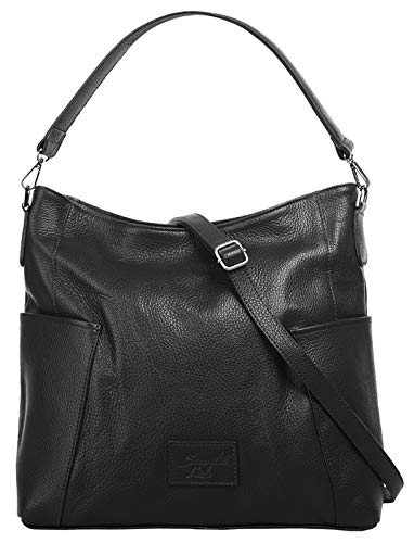 Samantha Look Shopper Echt Leder schwarz Damen - 020620 von Samantha Look