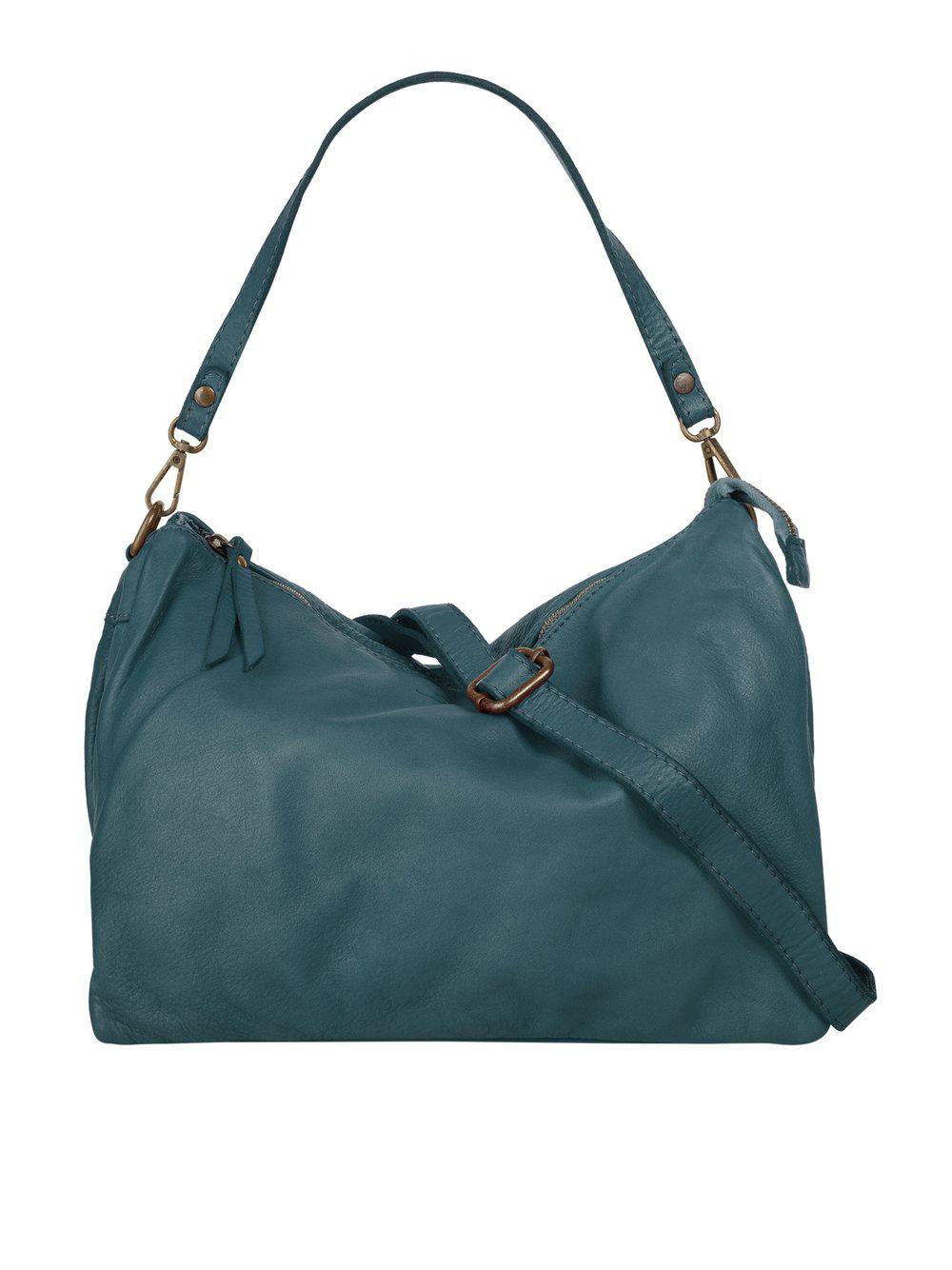 Samantha Look Umhängetasche Damen Leder, blau von Samantha Look