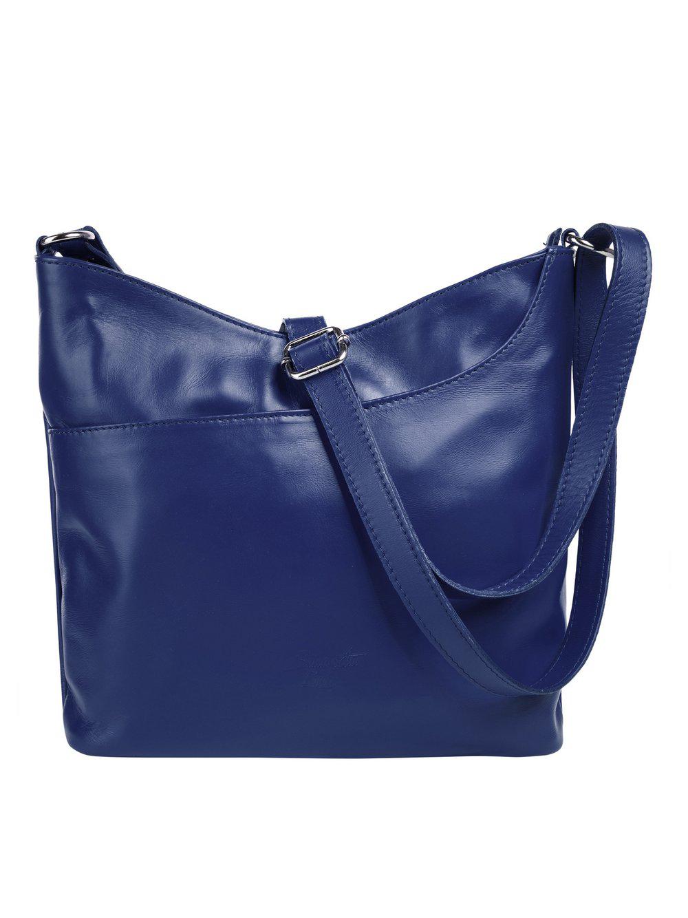 Samantha Look Umhängetasche Damen Leder, blau von Samantha Look