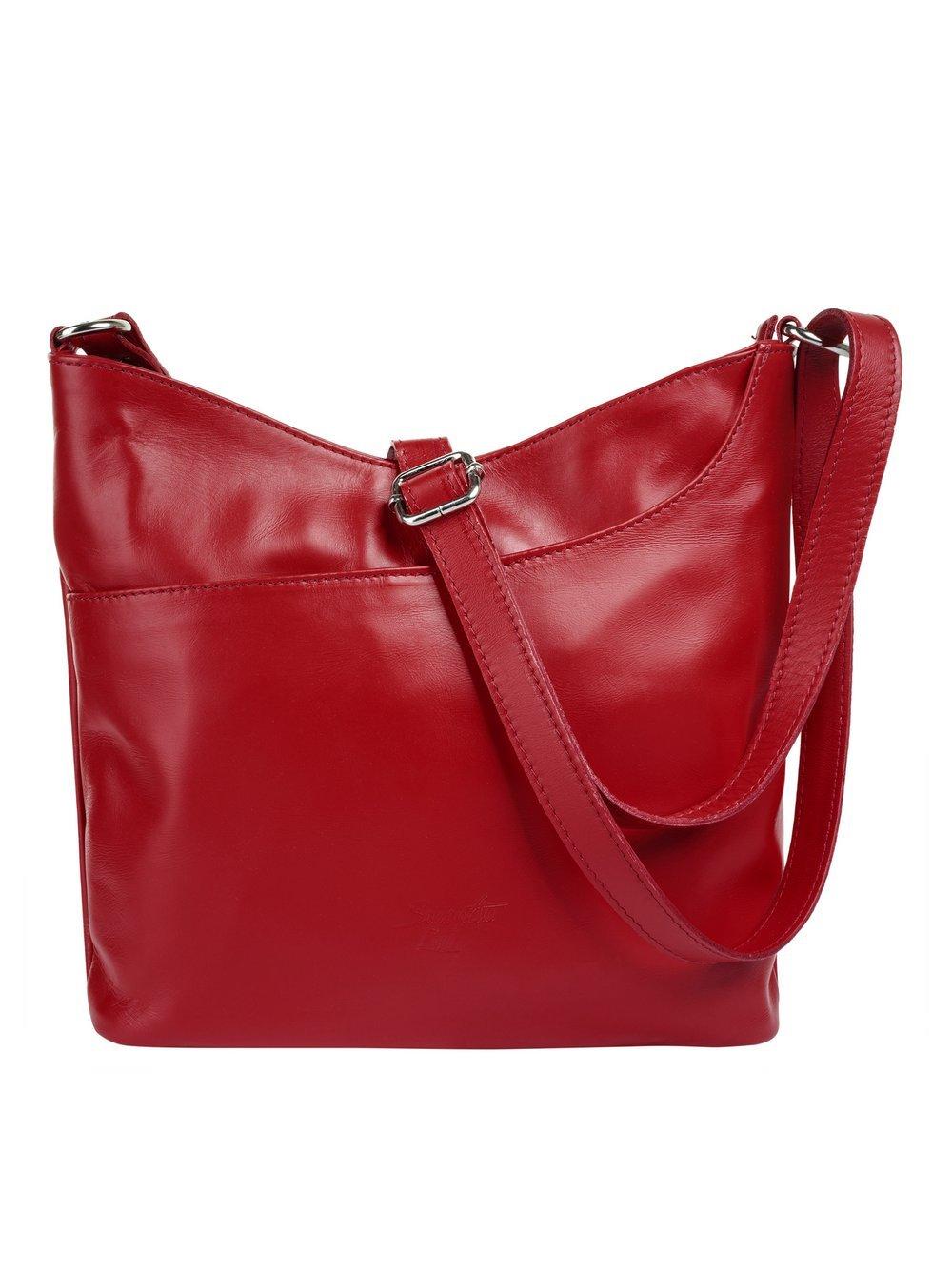 Samantha Look Umhängetasche Damen Leder, rot von Samantha Look