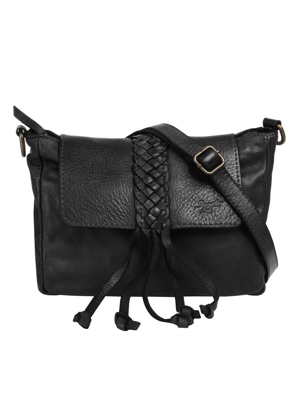 Samantha Look Umhängetasche Damen Leder, schwarz von Samantha Look