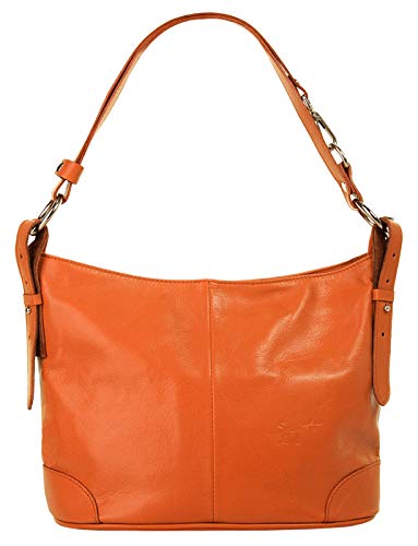 Samantha Look Umhängetasche echt Leder Damen | Made in Italy | klassische Crossbody | geräumige Schultertasche mit verstellbarem Gurt | 017786 von Samantha Look