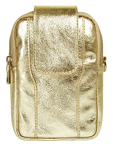 Samantha Look Umhängetasche echt Leder Damen | Made in Italy, Crossbody-Bag mit 2 Hauptfächern, Umhängetasche mit abnehmbarem Schultergurt | 021216 von Samantha Look
