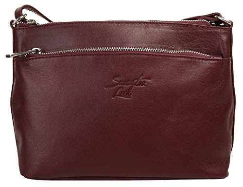 Samantha Look Umhängetasche echt Leder Damen | Made in Italy, Verstellbarer Schultergurt, Kompakte Größe, Modisches Design | 019954 von Samantha Look