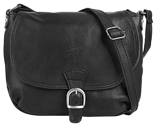 Samantha Look Umhängetasche schwarz echt Leder Damen - 017739 von Samantha Look