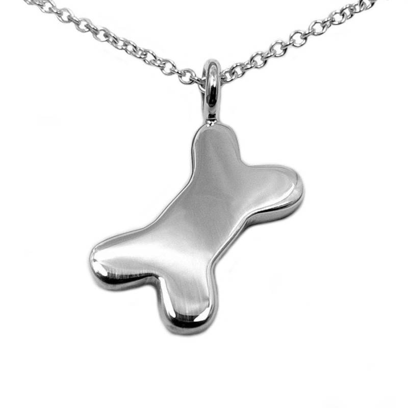sterling Silber Hundeknochen Halskette Anhänger - Anhänger, Knochen Halskette von SamaritanJewelers
