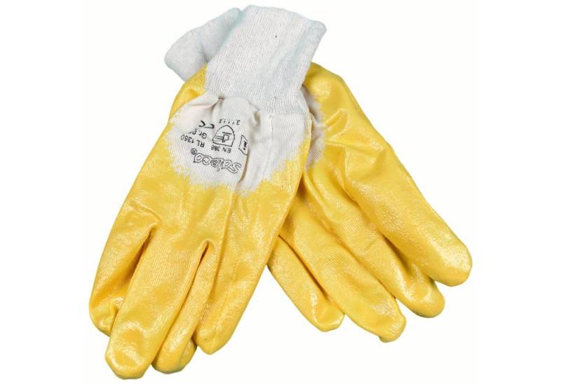Samatec Nitril-Handschuhe Samatec Arbeitshandschuhe Nitrilhandschuhe (2-St., zwei Handschuhe) universell einsetzbar, beständig gegen Öle, hoher Abriebwiderstand von Samatec
