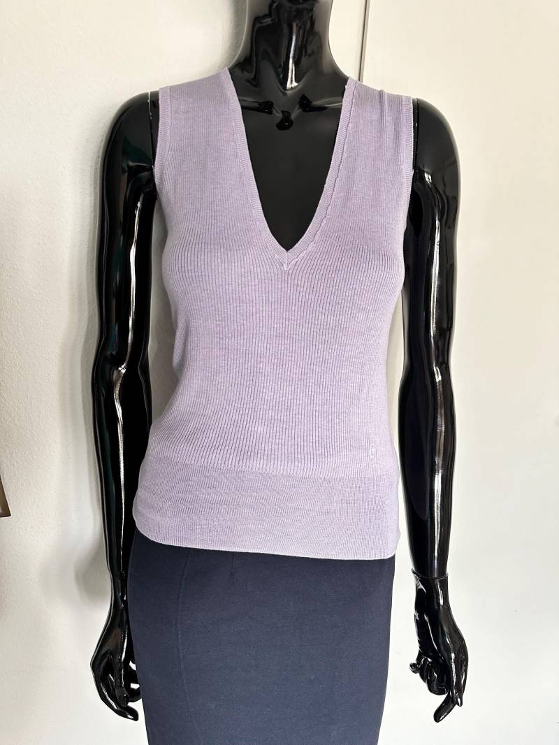 Conte Of Florence Original Vintage 1990Er 90S Weiß, Stretch Feinstrick V. Ausschnitt 38/M. Top Frühling Weich Sommer Business Designer Conte Of Florence Original Vintage 1990Er 90S Weiß, Stretch Feinstrick V. Ausschnitt 38/M. Top Frühling Weich Sommer Business Designer von SamatimeVintage