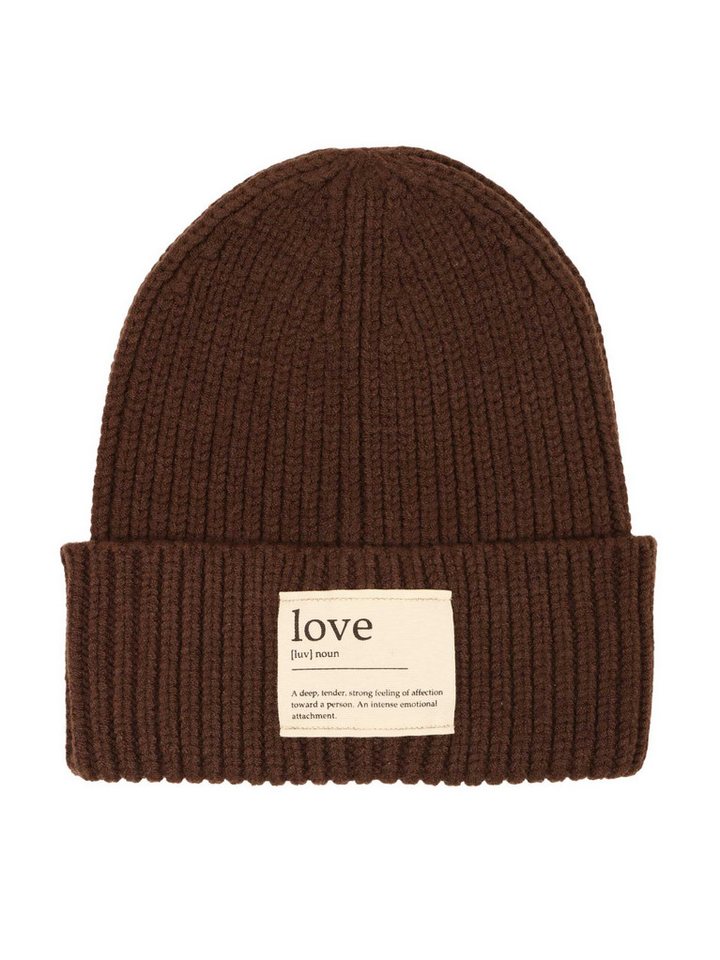 Samaya Beanie Love Is mit Patch von Samaya