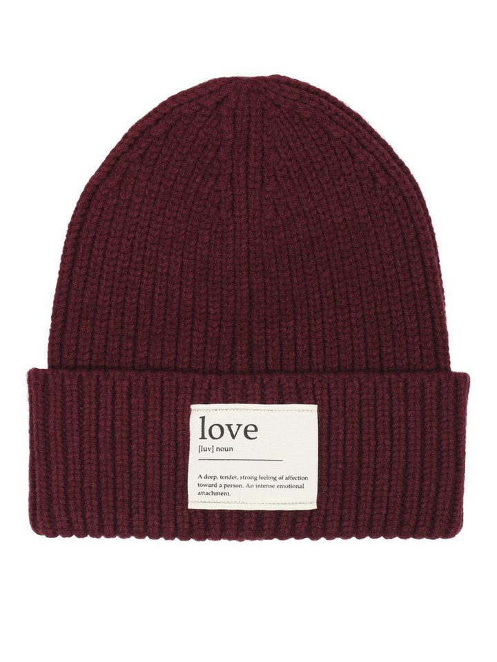 Samaya Beanie Love Is mit Patch von Samaya