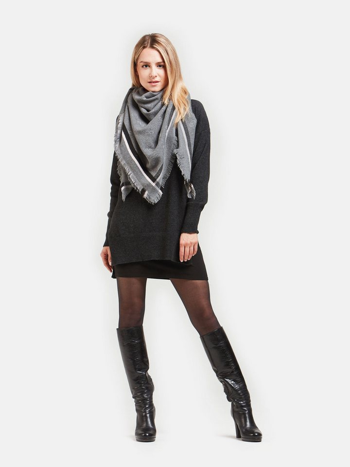 Samaya Dreieckstuch Kalsoy, (1-St), mit Zupffranse von Samaya