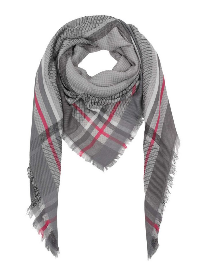 Samaya Halstuch Love, mit umlaufender Zupffranse von Samaya