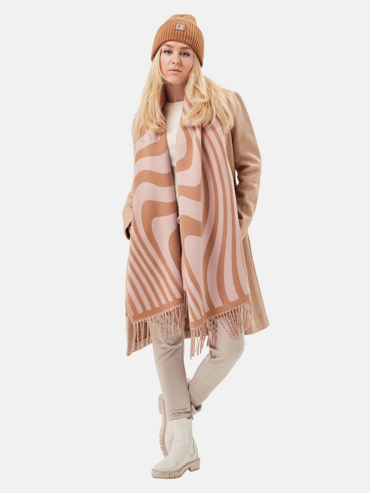 Samaya Modeschal Goat, (1-St), in bicolor mit Fransen von Samaya