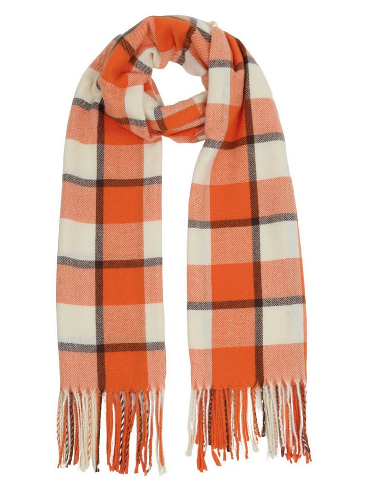 Samaya Modeschal Kares, (1-St), mit Karomuster und Fransen von Samaya