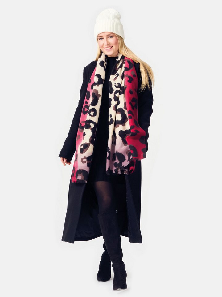 Samaya Modeschal Keeling, (1-St), mit lässigen Zupffransen von Samaya