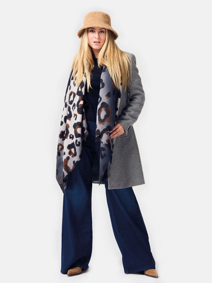 Samaya Modeschal Keeling, (1-St), mit lässigen Zupffransen von Samaya