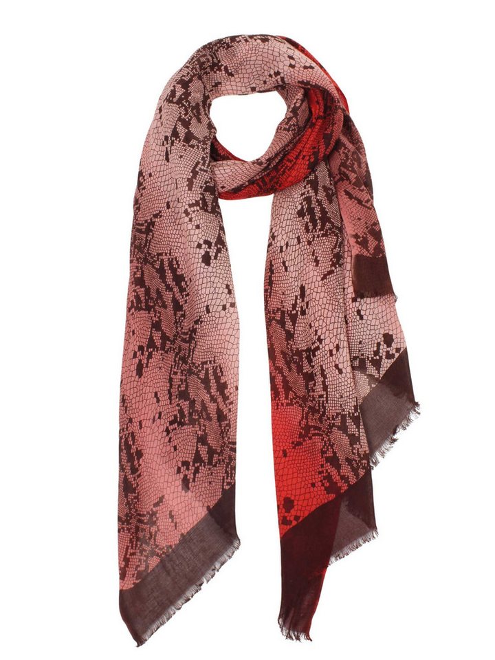 Samaya Modeschal Varany, mit Zupffransen von Samaya