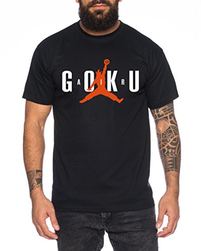 Air Goku Herren T-Shirt Dragon Master Son Ball Vegeta Turtle Roshi Db, Farbe:Schwarz;Größe:3XL von Sambosa