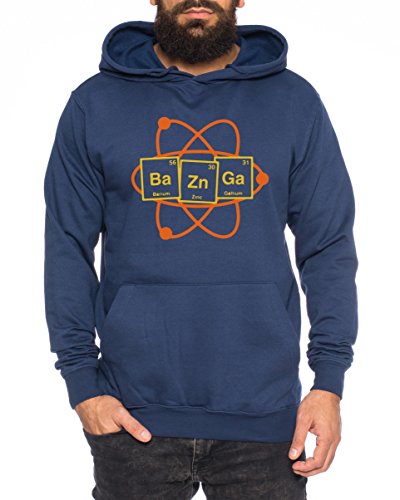 Big Bazinga Bang Nerd Theory Sheldon Hoodie, Farbe:Dunkelblau;Größe:3XL von Sambosa