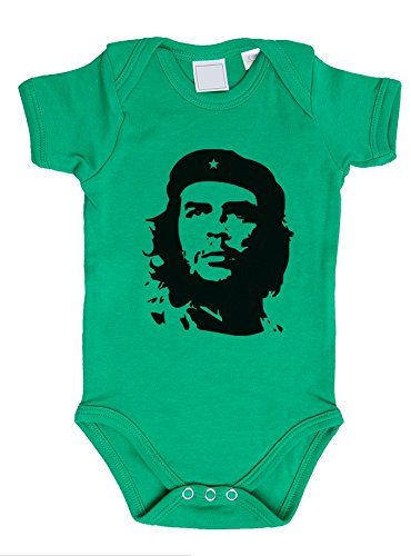 Che Guevara Baby Strampler Body Cuba Libre Comandante, Farbe:Gruen;Größe:62 von Sambosa