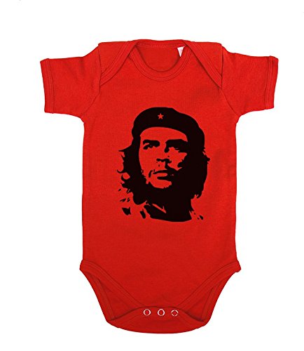 Che Guevara Baby Strampler Body Cuba Libre Comandante, Farbe:Rot;Größe:62 von Sambosa