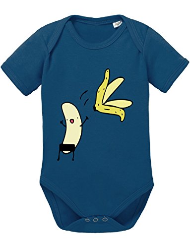Nackte Banane Baby Strampler Body, Größe:80;Farbe:Navy von Sambosa