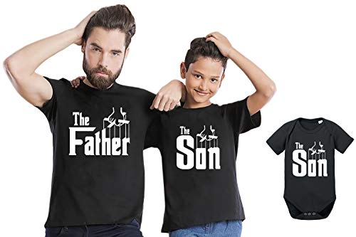 Pate - Partner - T-Shirt Papa Vater Sohn Kind Baby Strampler Body Partnerlook von Sambosa
